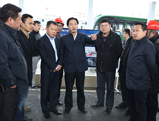 公司副总经理李长杰,总经理助理邓文辉参加了检查调研活动.
